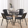 Garden Bistro Patio Furniture Set Folding Table Chairs Outdoor Indoor Rattan NEW