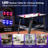 Costway Air Hockey Game Table Powered Hockey Game Table w/ 2 Pushers