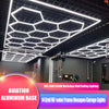 Car Hexagon LED Lighting Detail Garage Workshop Retail Light Honeycomb Hex Gym