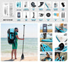 Aqua Spirit Extra Wide Inflatable Stand Up Paddle Board With Fishing Rod Holder