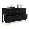 5-Drawer Dresser Tower Fabric Modern Dresser Chest of Drawers Storage Organizer