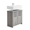 Grey Bathroom Under Sink Cabinet Basin Storage Cupboard Vanity Furniture Unit UK