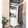 Rolling Laundry Sorter Cart Washing Basket Clothes Hamper Storage Bin On Wheels