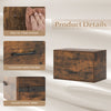 Modern Storage Cabinet Entryway Office Stackable Storage Organizer-Coffee