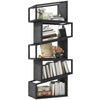5 Tier Bookcase Bookshelf Shelving Unit Storage Rack for Living Room Bedroom