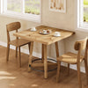 Square Dining Table for 2-4, 80cm Modern Small Kitchen Table for Dinner Room