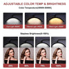 36W Half Moon LED Video Light Floor Fill Light Adjustable 3000K-6000K Brightness