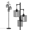 Modern Floor Lamp Free Standing Light Metal Shade Dimmable Bedroom Living Room