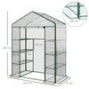 Garden Greenhouse Walk in Grow Herb Plant Transparent Metal