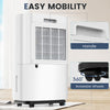 OAYAJIA 25L/Day Quiet Air Dehumidifier with Purifier, Timer, for Home Laundry UK
