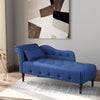 Chesterfield Chaise Lounge Velvet Fabric Upholstered Tuft Love Seat Sofa Chair