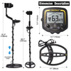 TX-850 Metal Detector Underground Professional Depth 2.5M Scanner Search Finder