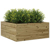 Garden Planter 110x110x46 Impregnated Wood Pine F9P5