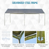 3m x 6m Heavy Duty Carport Garage Car Shelter Galvanized Steel Open Tent