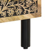 Gecheer Side Cabinet 80x33x75 Solid Wood W9H8