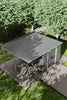 Extra Large Bike Store Garden Shed Metal Steel Open Bicycle Storage Tools Awning