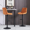1x2 x Bar Stools Kitchen Breakfast Chairs with Swivel Gas Lift Adjustable Height