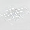 LED Ceiling Light Modern Aluminium Chandelier Lamp Kitchen Bed Living Room