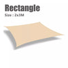 WATERPROOF Outdoor Shade Sail Patio Suncreen Awning Garden Sun Canopy UV Block
