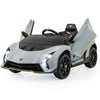 Battery Powered 4WD Sports Toy Car Lamborghini Licensed 12V Ride on Car-Grey