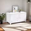 Cabinet Sideboard Metal Steel Cupboard Display TV Stand Home Office Storage Unit