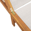 Loungers 2 pcs with Table Grey Solid Wood Acacia and V6R7