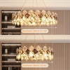 Large Diamond Crystal Chandelier Ceiling Pendant Hanging Light Illuminated Hall