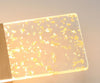 Gold Crystal Wall Lamp Sconce Light Bedroom Living Room Kitchen Hallway LED