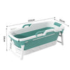ExtraLarge Folding Bathtub Bath Tub Adult Spa Sauna Soaking Barrel Massage 153cm