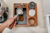 IKAPE V2 Espresso Knock Box, 58MM Espresso Coffee Organizer Box Fit for Storage