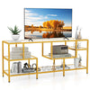 Modern Entertainment Center TV Stand for TVs up to 65” with Shelves