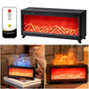 Fire Flame Air Humidifier | LED Light, Remote Control, Aromatherapy Diffuser UK