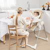 4-in-1 Baby High Chair toddler Foldable Feeding Chair w/ Removable Cushion