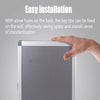 Key Cabinet Lockable Key Storage Box Wall-Mounted Security Safe Box for 96 Keys