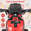 Kids Ride-on Motorcycle 6V Battery Powered Motorbike Electric Dirt Bike-Red