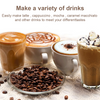 Electric Milk Frother Cooker 4 in1 Milk Steamer Rotatable Handle Foam Maker NEW