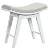 Wooden Make-Up Stool Dressing Chair Bedroom Vanity Bench With Sponge