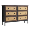 6 Drawer Fabric Dresser Living Room Bedroom Chest Of Drawers Storage Cupboard