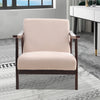 Velvet Armchair Tub Chair Lounge Sofa Occasional Accent Reception Seat Wood Legs