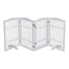 Wooden Pet Dog Folding Gate Fence Safety Barrier Divider Freestanding Doorway UK