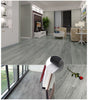5 m² Floor Planks Tiles Grey Self Adhesive Wood Effect Vinyl Flooring Bathroom