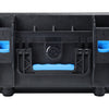 Outdoor Travel Trolley Case Foam Protective Tools Storage ABS Plastic Box +Wheel
