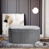 Velvet Ottoman Storage Boxes Seat Kids Toy Footstool Bench 2 Seater Bench