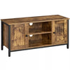 TV Stand for TV up to 45-Inch TV Console Unit with Shelves for Living Room Brown