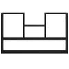 Wall Shelf Black Oak 99x15x60 cm Engineered Wood