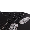 Glarry Electric Guitar Full Set with Pickguard 20W Amp Cable Bag Strap Kit Black