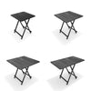 Small Breakfast Room Folding Space Saving Dining Table Chairs Camping Patio Cafe