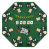 120CM Poker Table Top - 8 Player Foldable Texas Holdem Poker w/Cup Holders