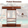 Billiards Pool Cue Rack Wall-Mounted Pool Stick Holder Holds Billiards Equipment