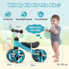Baby Balance Bike 4 Wheels Toddler Ride On Toys Infant Walker Training Blue